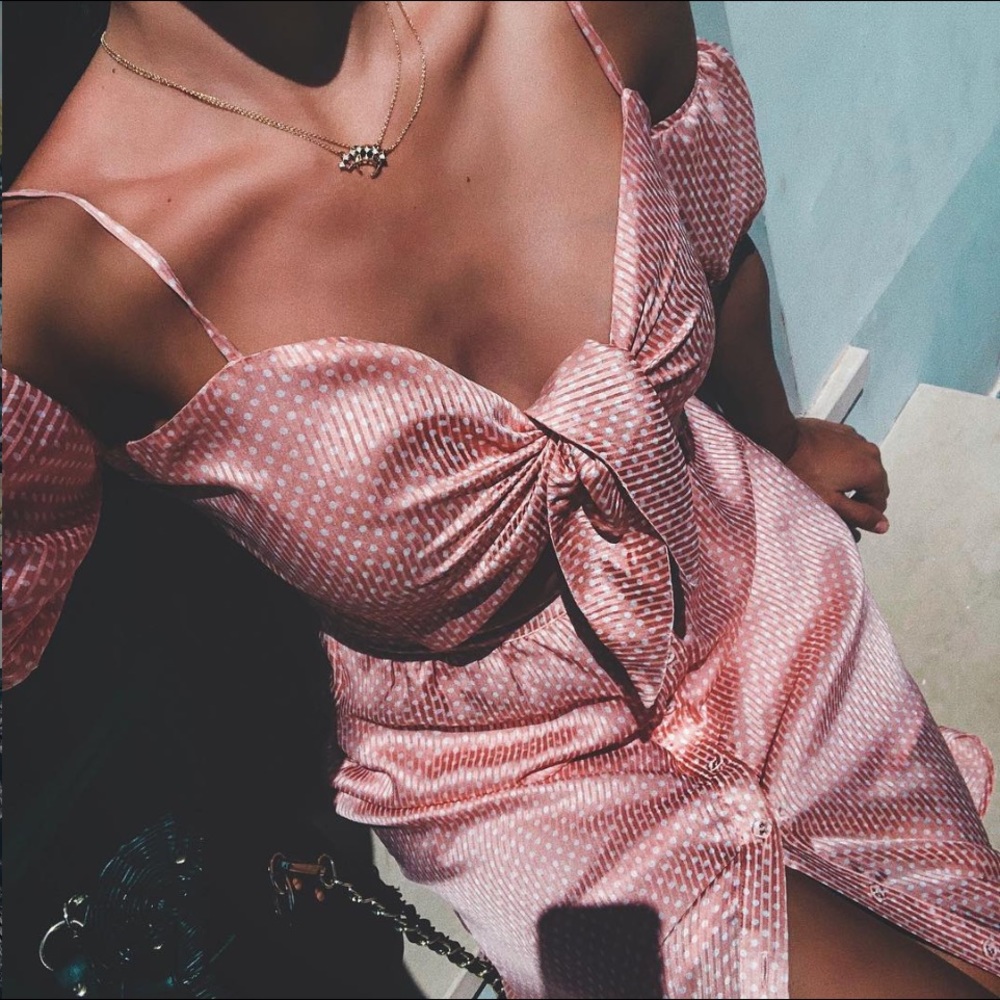 Tularosa Arlene Polka Dot Dress
